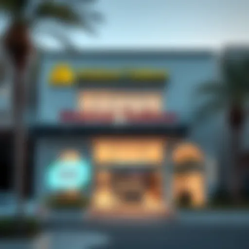 Maktab Tadbeer service center exterior showcasing modern architecture