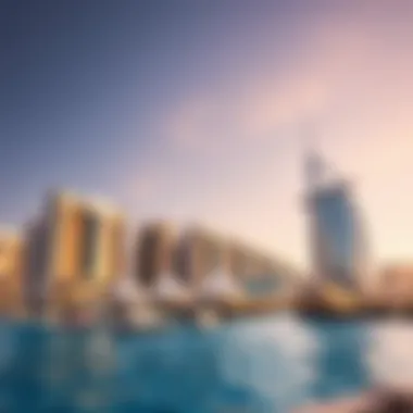 Modern Architectural Marvels in Dubai A striking skyline of Dubai showcasing modern architecture