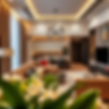 Stylish apartment interiors reflecting the essence of NMC Quasais living