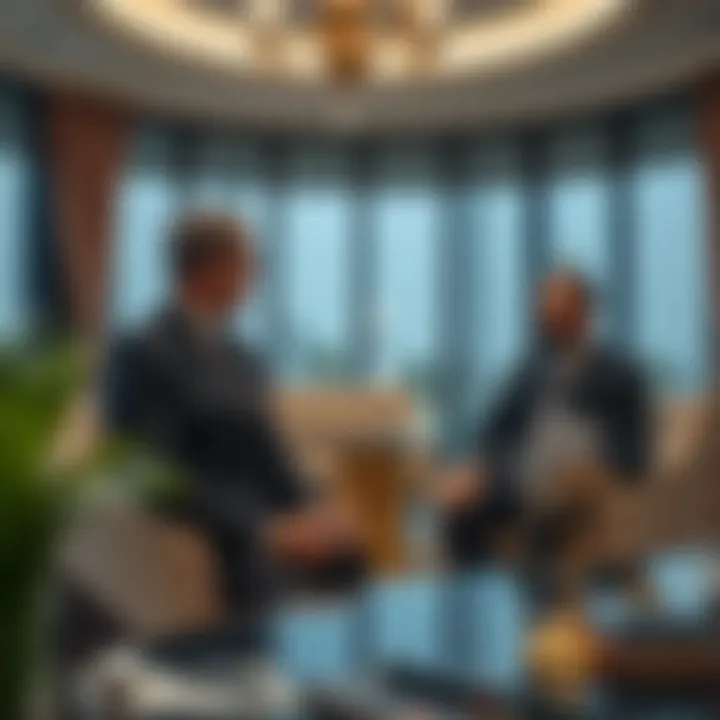 Understanding the Legal Aspects of NOCs A lawyer discussing legal frameworks pertaining to NOC properties