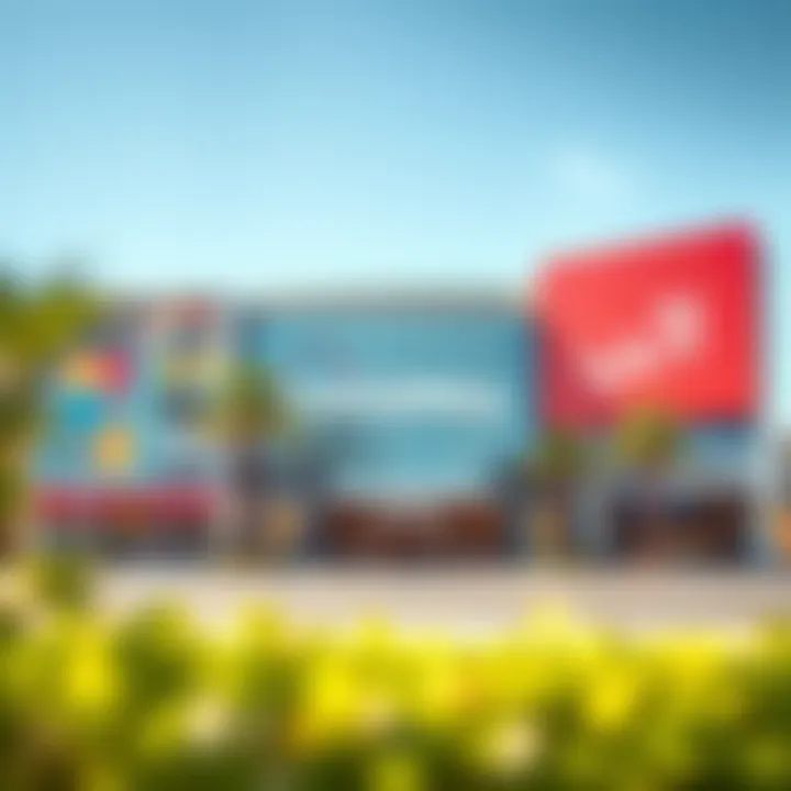 Oasis Mall Exterior A vibrant view of the Oasis Mall's exterior showcasing modern architecture.