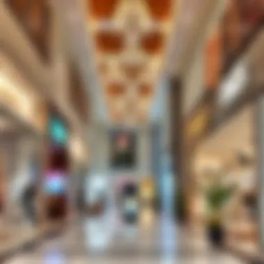 Retail Spaces Overview A glimpse into the retail spaces, highlighting a variety of shops available.