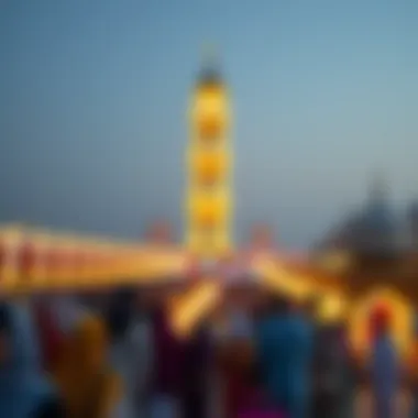 Cultural display during Eid al-Fitr in the UAE