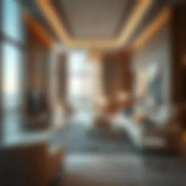 Luxurious Interior of Opera Tower Apartments Interior design of a luxurious apartment in Opera Tower.