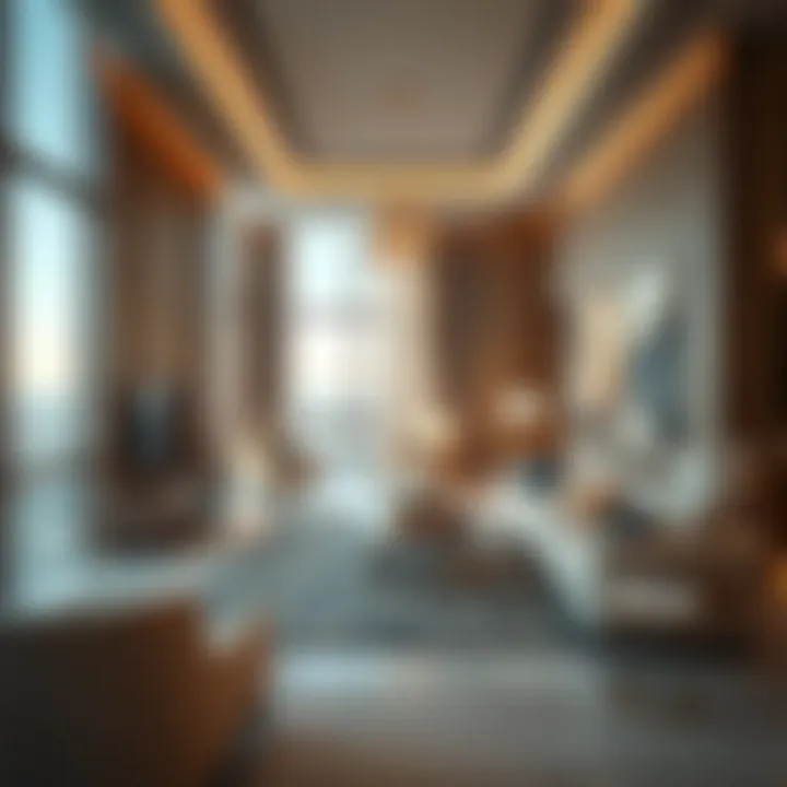 Luxurious Interior of Opera Tower Apartments Interior design of a luxurious apartment in Opera Tower.