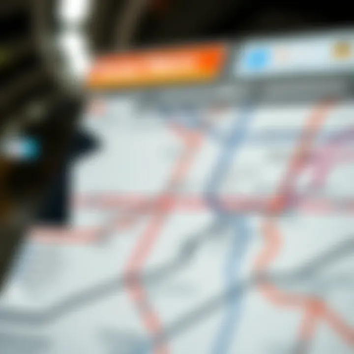 Dubai Metro Route Map Dubai Metro map showcasing various routes