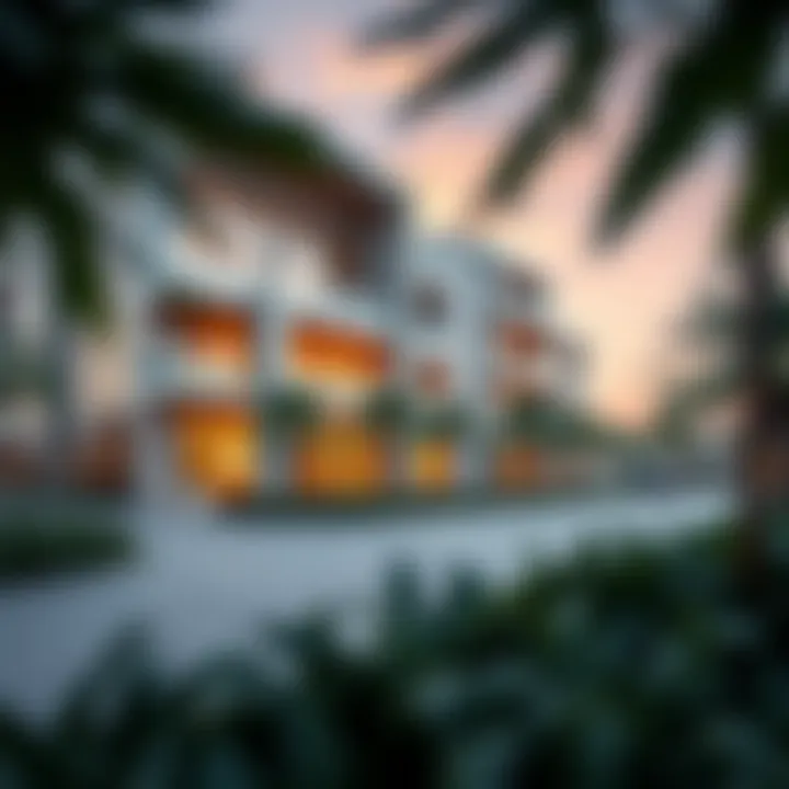 Stunning exterior view of Orchid B showcasing contemporary architecture