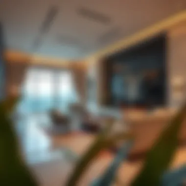 Luxurious interior of a property at Oro 24 showcasing modern design