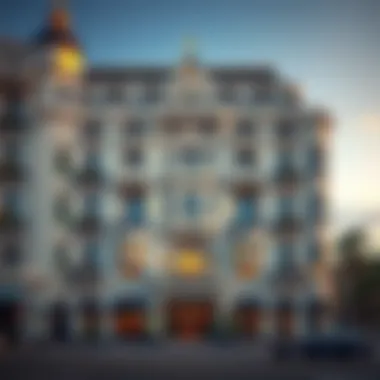 Luxurious exterior view of Park Place Hotel showcasing its architectural grandeur