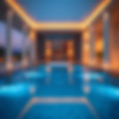 Luxurious private pool in a Dubai chalet