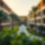 Vibrant Private School Campus in Dubai Overview of a vibrant private school campus in Dubai