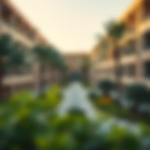 Vibrant Private School Campus in Dubai Overview of a vibrant private school campus in Dubai