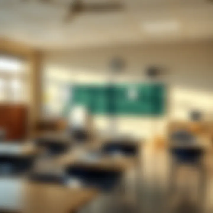 Classroom showcasing diverse curriculum in Dubai