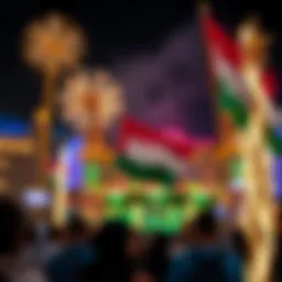 Festive celebration during UAE public holiday