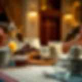 Traditional Iftar setup with dates and water