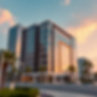 Commercial Growth: Abu Dhabi's Business Landscape State-of-the-art commercial building in Abu Dhabi