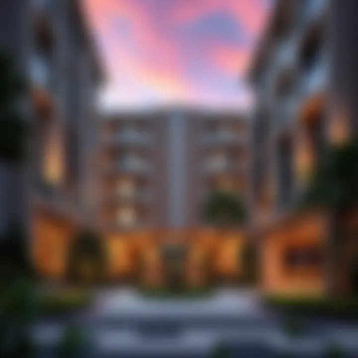 Architectural Elegance of Ritz Residence Stunning exterior view of Ritz Residence showcasing its architectural elegance