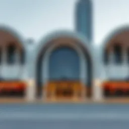 Salah Din Metro Station exterior view showcasing modern architecture