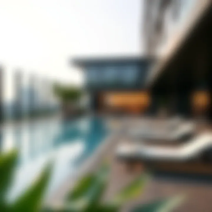 Luxurious amenities at Savoy Apartments including pool and gym