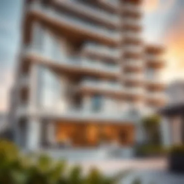 Exterior view of Savoy Apartments showcasing modern architecture