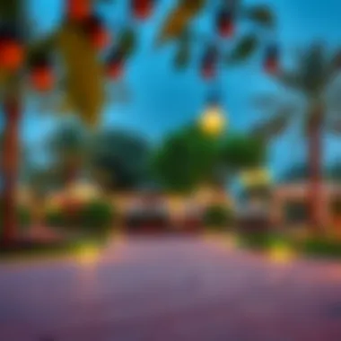 Vibrant community park in Sharjah Garden City