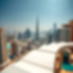 Aerial view of Dubai's skyline showcasing luxury developments