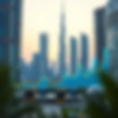 Real estate trends in Dubai represented through graphs