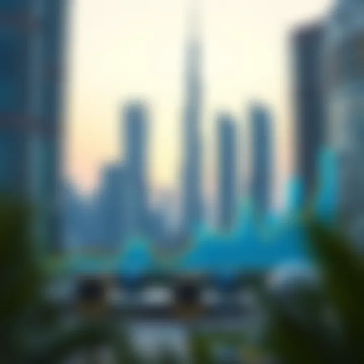 Real estate trends in Dubai represented through graphs