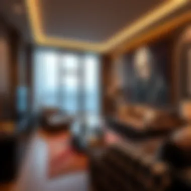 Interior view of a tenant's living space in South Heights Tower