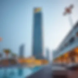 Architectural layout of Sun Tower showcasing modern design