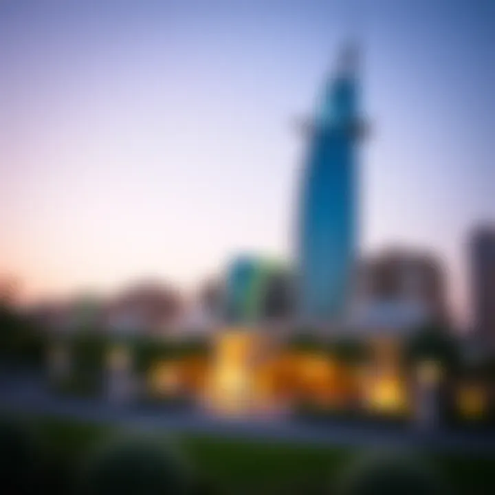 Luxury Living in Dubai's Residential Areas An elegant residential community in Dubai, highlighting luxurious living options.