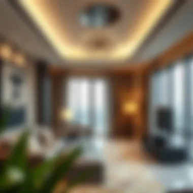 Luxurious interior of a residential unit in The Cove Building 2