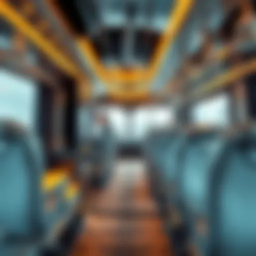 Luxurious Coach Bus to Abu Dhabi Airport Luxurious coach bus traveling to Abu Dhabi