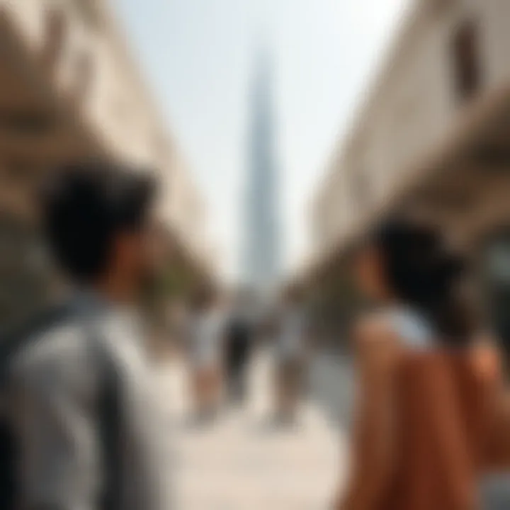 Tourists enjoying their travel experience in a visa-free country