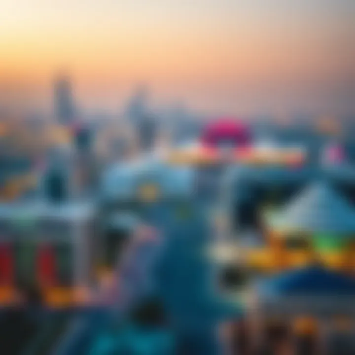 Commercial Facilities in the UAE Overview of UAE skyline emphasizing commercial facilities