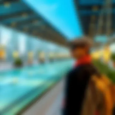 Traveler planning a trip to the UAE