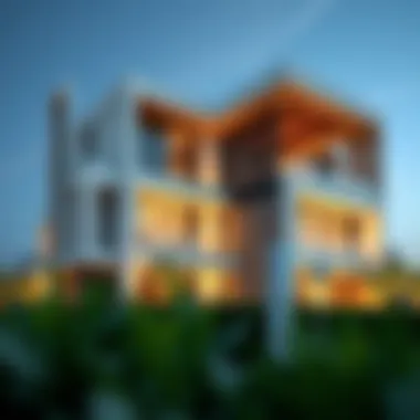 Modern architectural design of a high-end property in Dubai