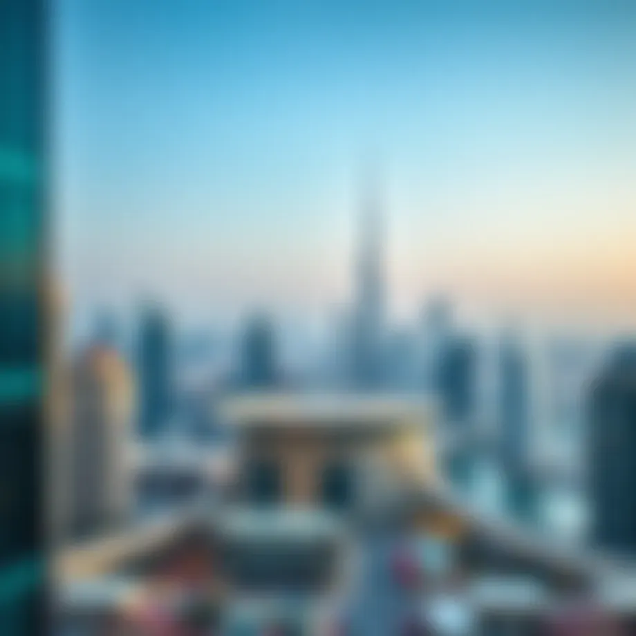 Dubai skyline representing the business environment