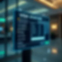 A digital interface displaying visa status details