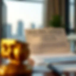 Legal documents representing eviction notices