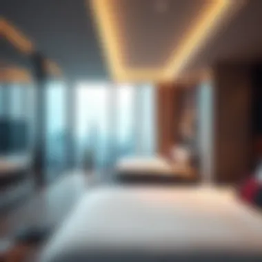 Modern amenities in hotel apartments