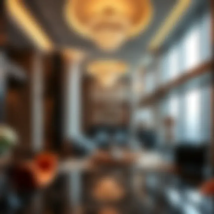 Interior view highlighting luxurious amenities of Icon Tower.