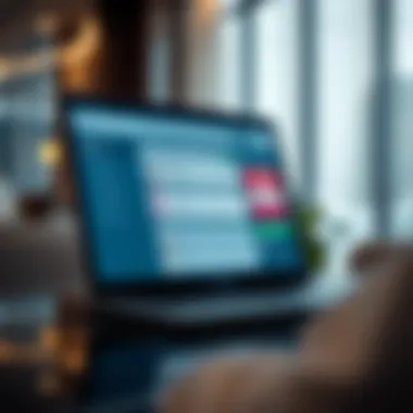 An overview of the Integrated Customer Portal interface on a digital device