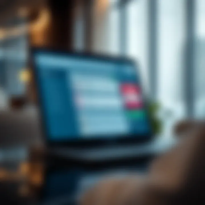 An overview of the Integrated Customer Portal interface on a digital device