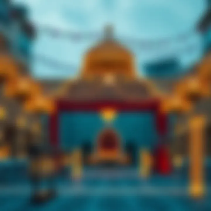 Cultural decorations during Ramadan in Dubai