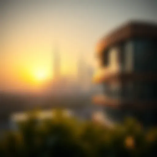View of the Dubai skyline symbolizing residence