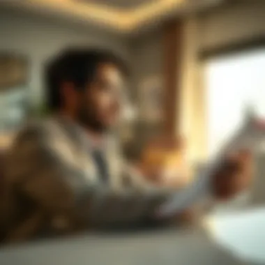 An expatriate reviewing housing options