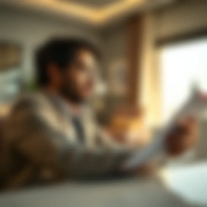 An expatriate reviewing housing options