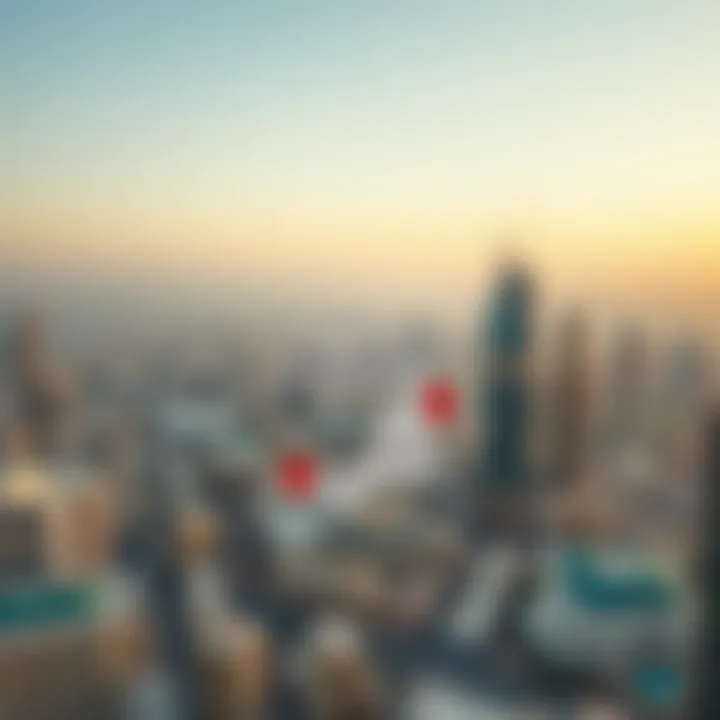 Mudon's Strategic Map Location Map highlighting Mudon's strategic location within Dubai