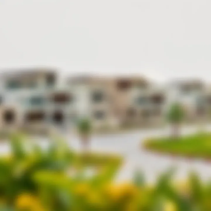 Modern Architecture in Mudon Scenic view of Mudon community showcasing modern architecture